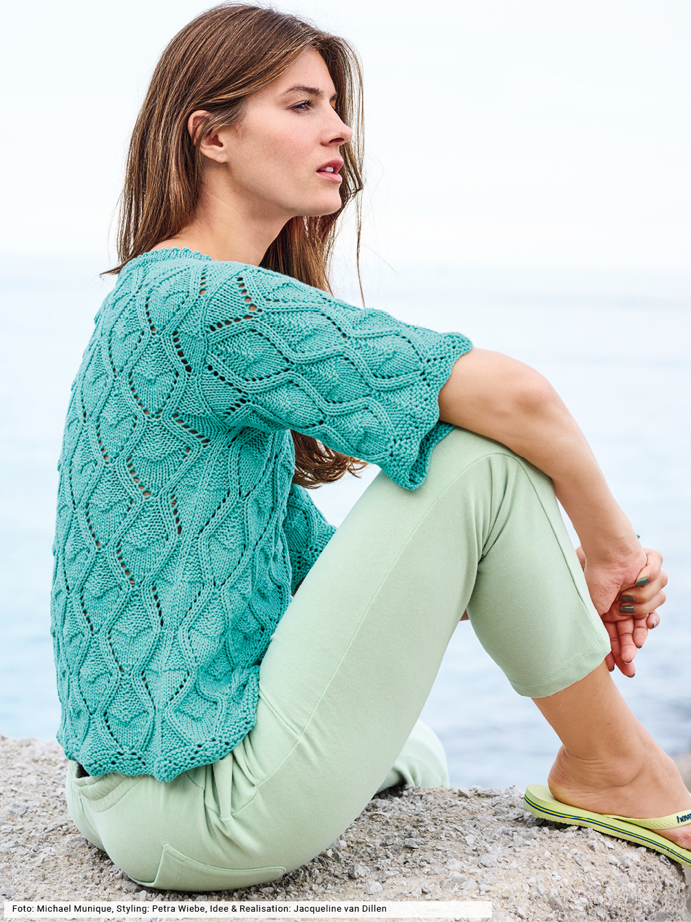 Modellansicht Bild 1: Shirt mit Rautenstrukturen