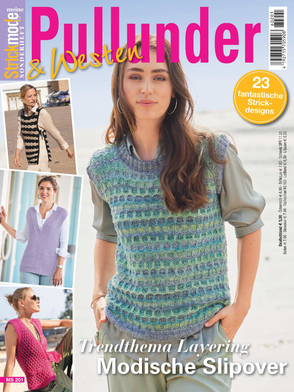 Magazin Produktbild: Meine Strickmode Sonderheft MS 201 - Pullunder & Westen