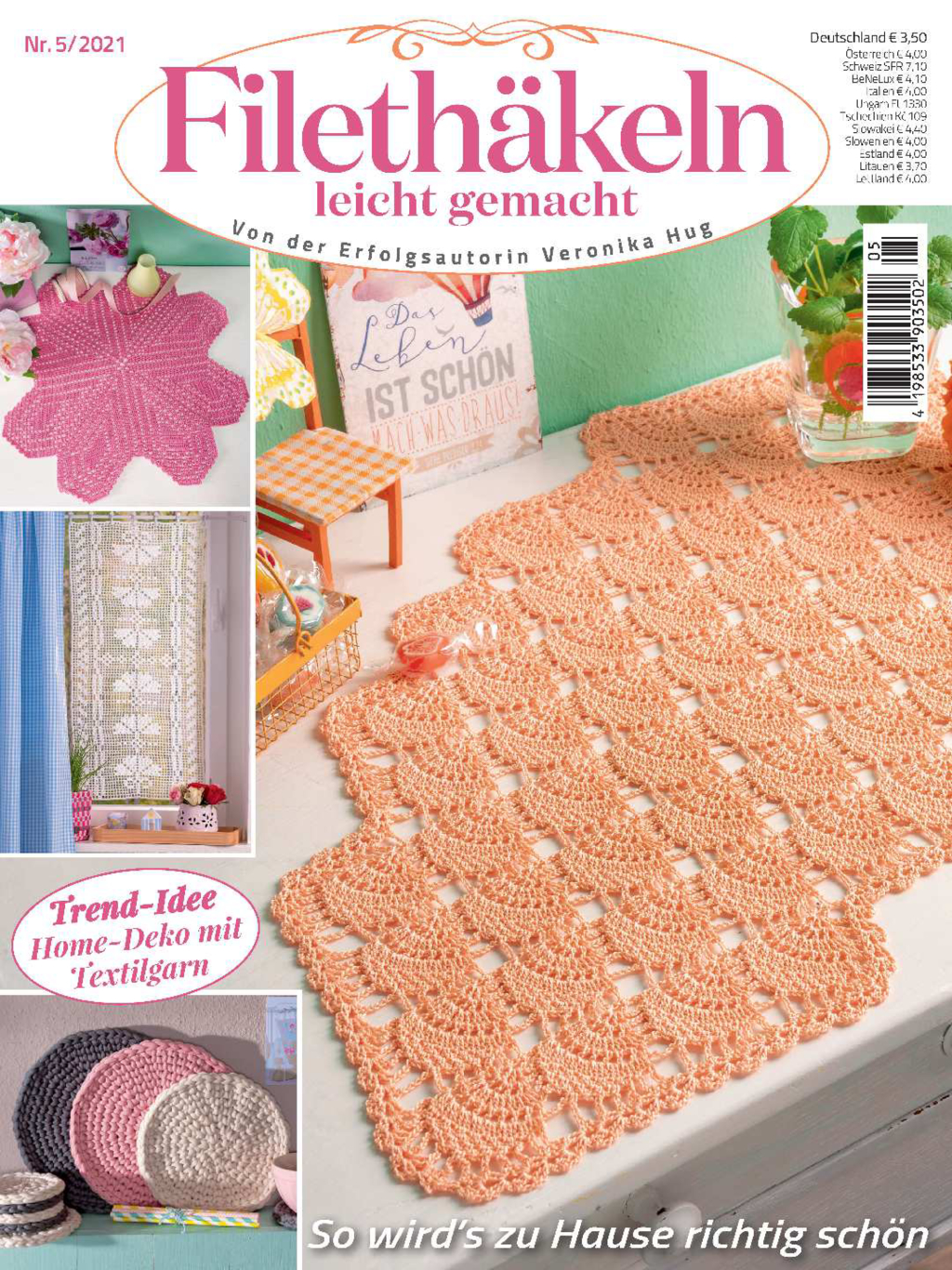 Magazin Produktbild: Filethäkeln leicht gemacht Nr. 05/2021 - So wirds zu Hause richtig schön'