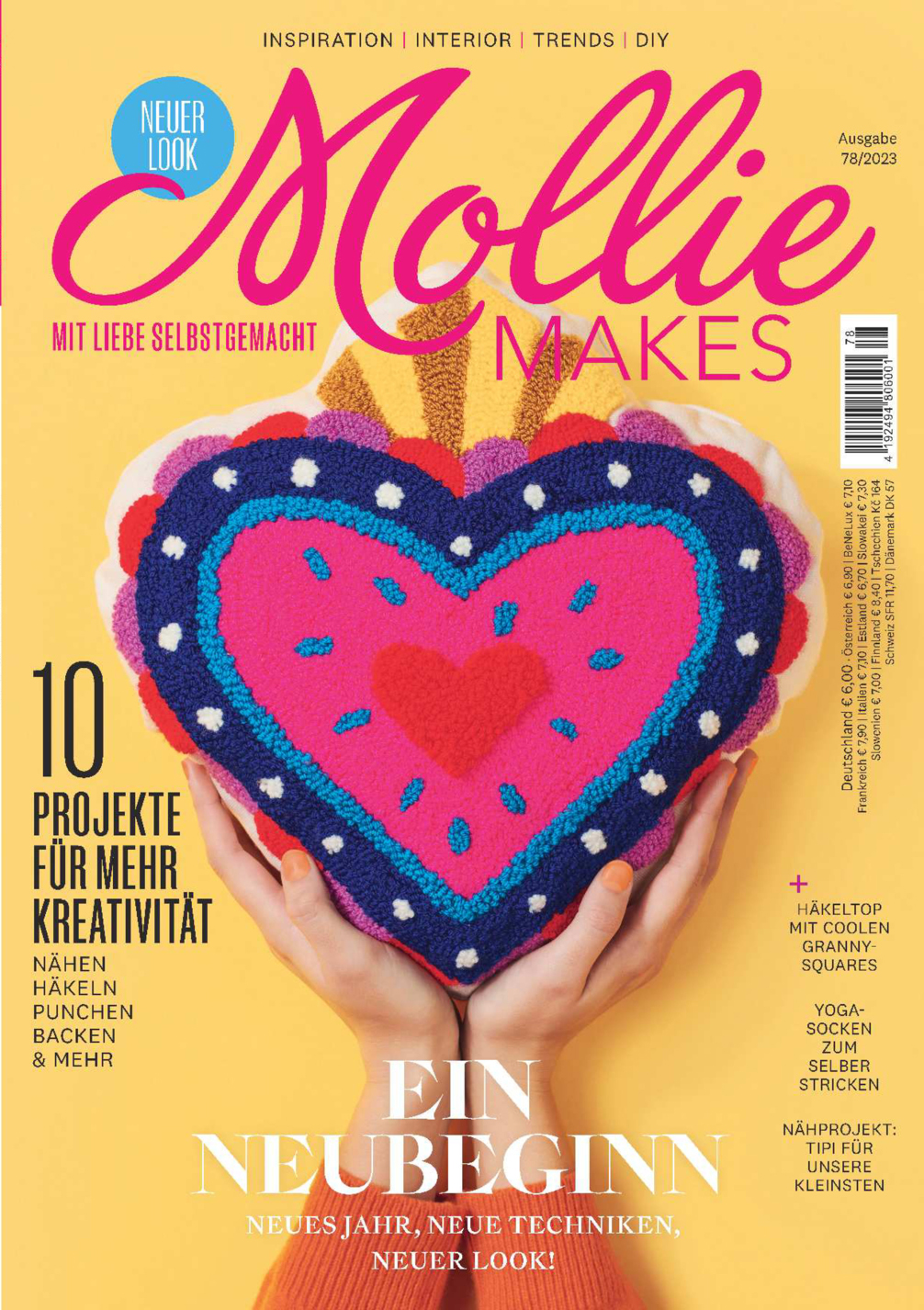Magazin Produktbild: E-Paper Bundle Mollie Makes: 78+79+80+81+82+83