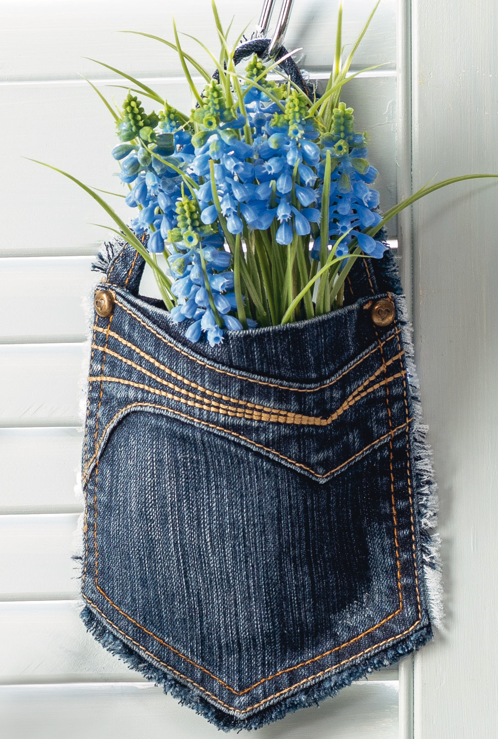 Modellansicht Bild 9: Set aus Teppich und Übertopfen aus recyceltem Jeansstoff
