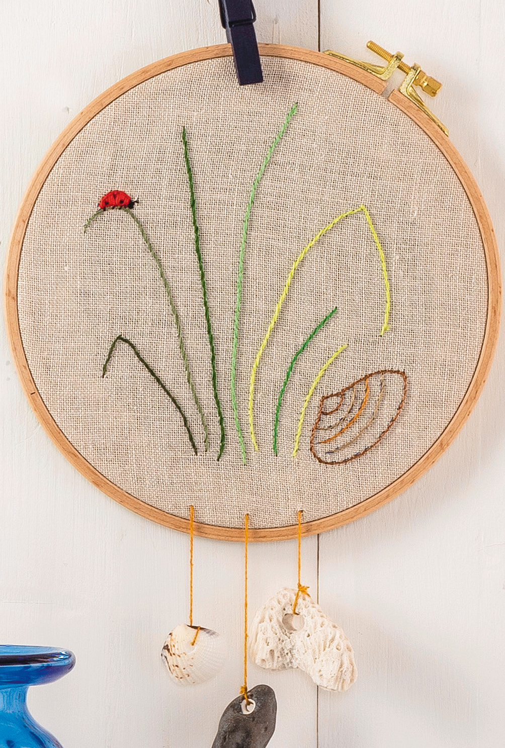 Modellansicht Bild 9: Stickbilder und Matchsack mit Meeresmotiven und Reiseerinnerungen