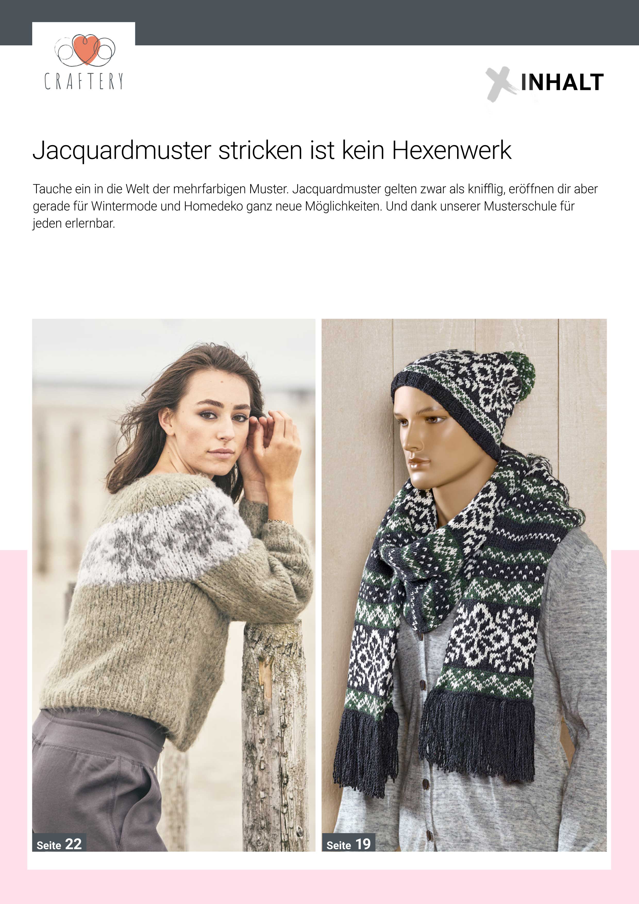 Magazin Produktbild: E-Magazin Nr. 16/2024: Jacquardmuster