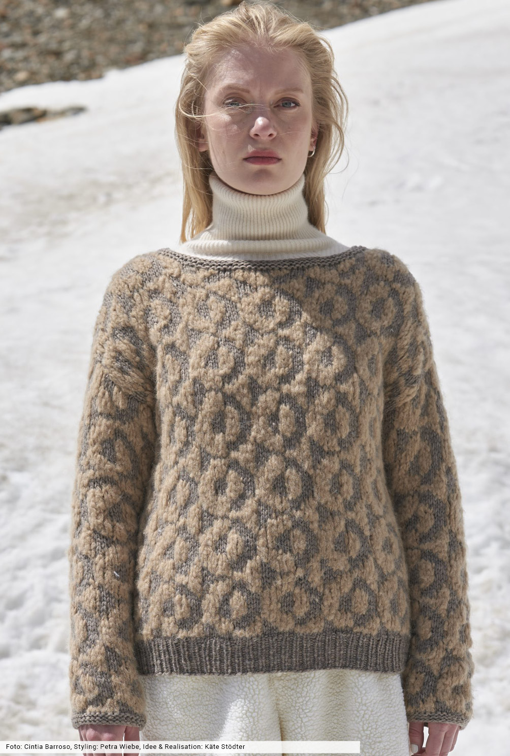 Modellansicht Bild 2: Pulli im Jacquardmuster