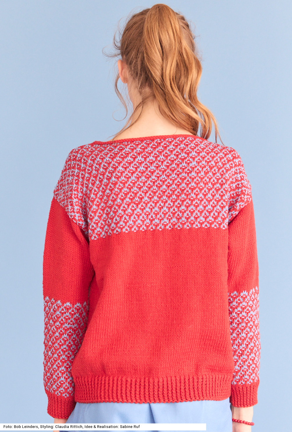 Modellansicht Bild 5: Pullover mit Hebemaschenmuster