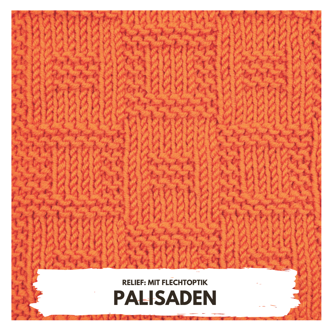 Handgestrickt in leuchtendem Orange, mit prägnanter Flechtoptik. Modisch und einzigartig.