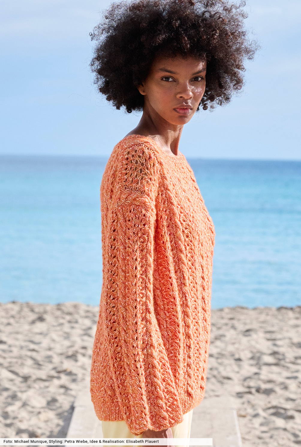 Modellansicht Bild 4: Pulli mit Zöpfen