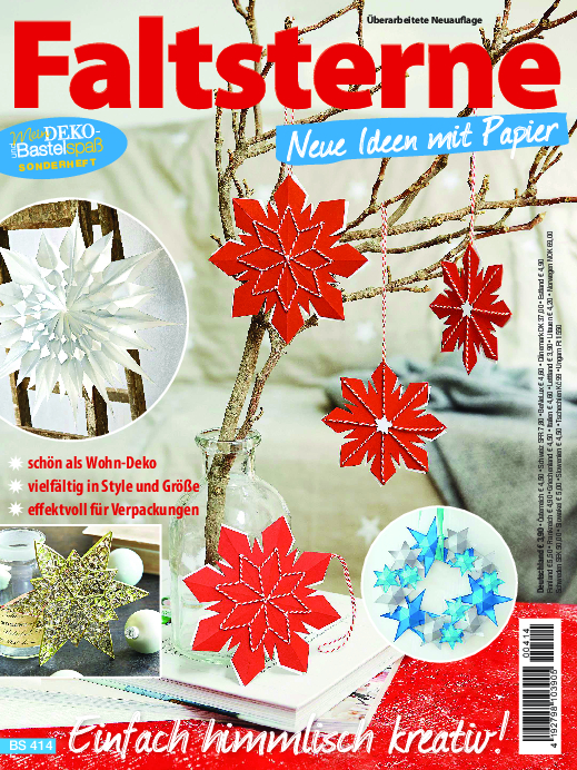 Magazin Produktbild: Mein Deko- und Bastelspaß Sonderheft Nr. BS 414 - Faltsterne