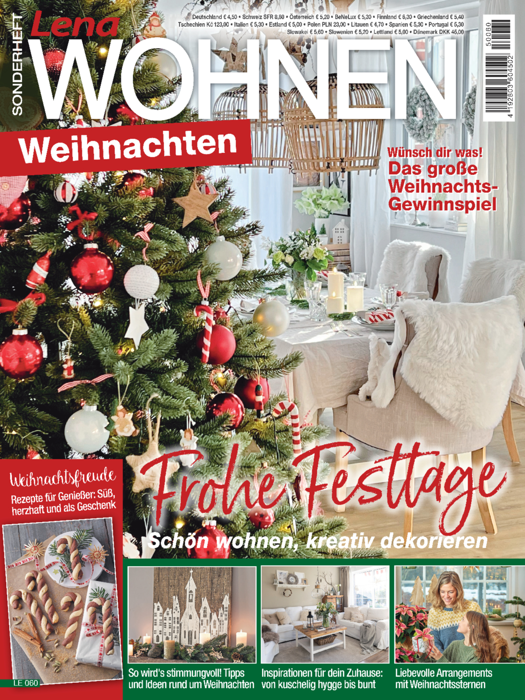 Magazin Produktbild: Lena Wohnen Sonderheft LE 060 - Frohe Festage - Schön wohnen, kreativ dekorieren