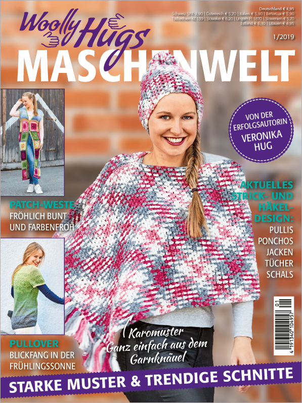 Magazin Produktbild: Woolly Hugs Maschenwelt 1/19 - Starke Muster & trendige Schnitte