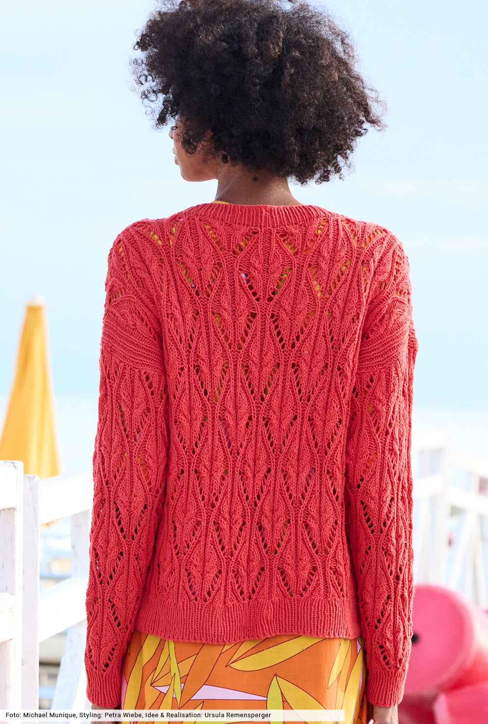 Modellansicht Bild 5: Ajourrautenpulli