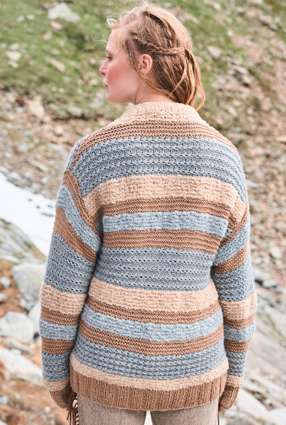Modellansicht Bild 6: Jacke mit Musterstreifen