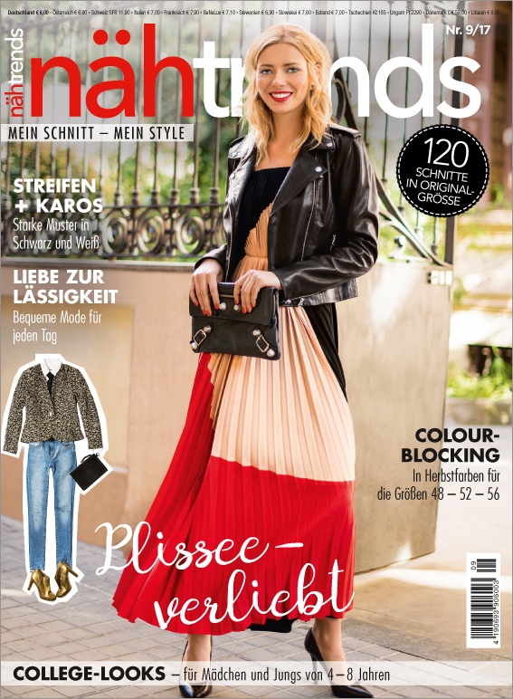 Magazin Produktbild: Nähtrends 9/17- Plissee-verliebt