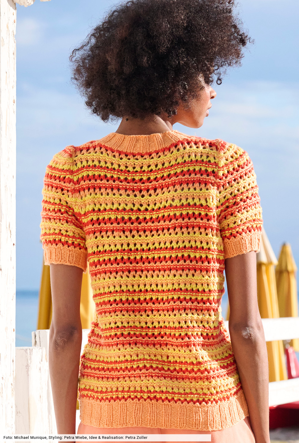 Modellansicht Bild 5: Gestreiftes Kurzarm-Shirt