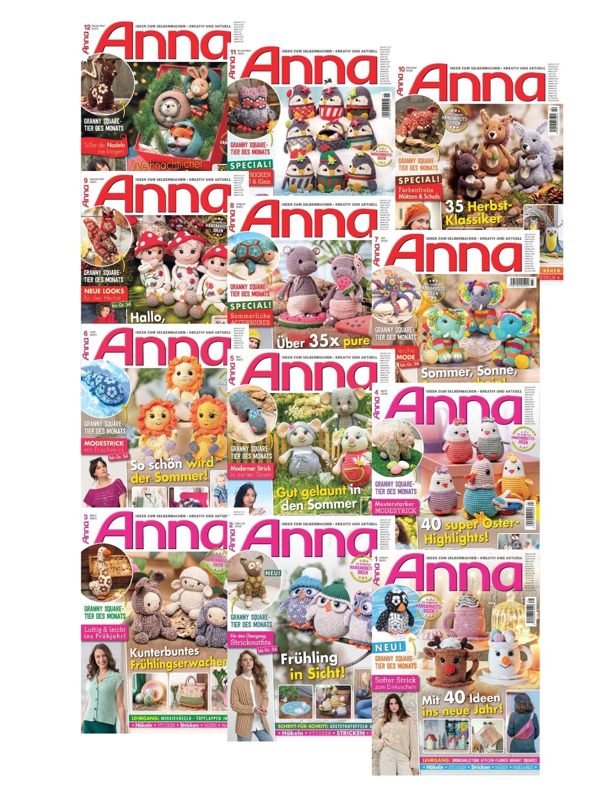 Sparpaket Produktbild: ANNA E-Paper-Archiv 2025 - alle Ausgaben als E-Paper-Sparpaket