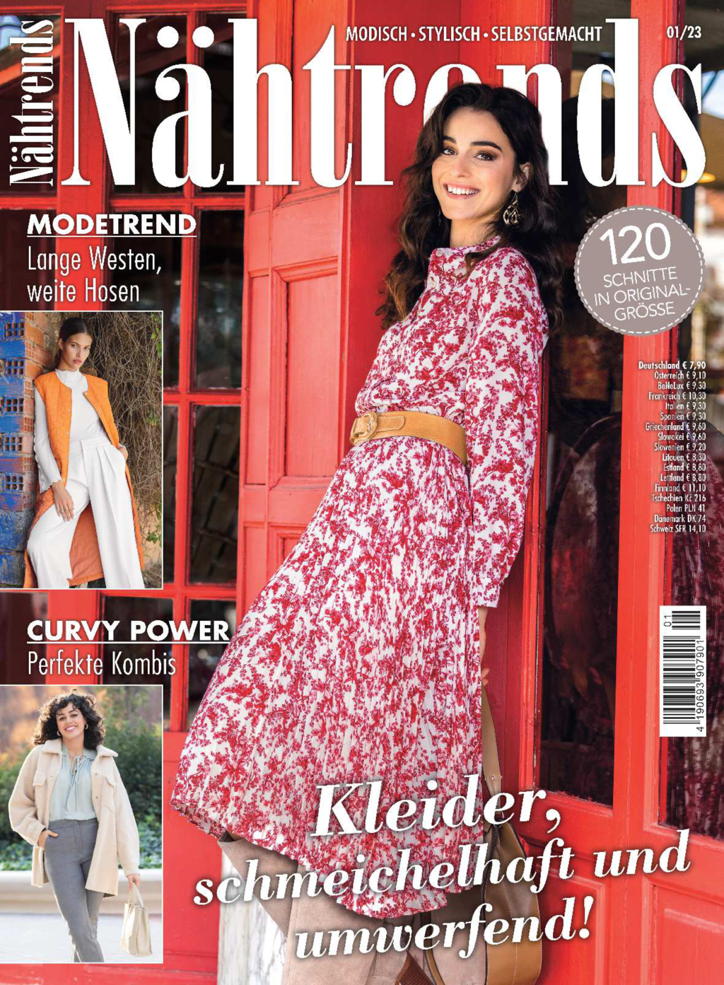 Magazin Produktbild: Nähtrends Nr. 1/2023 - Kleider, schmeichelhaft und umwerfend!