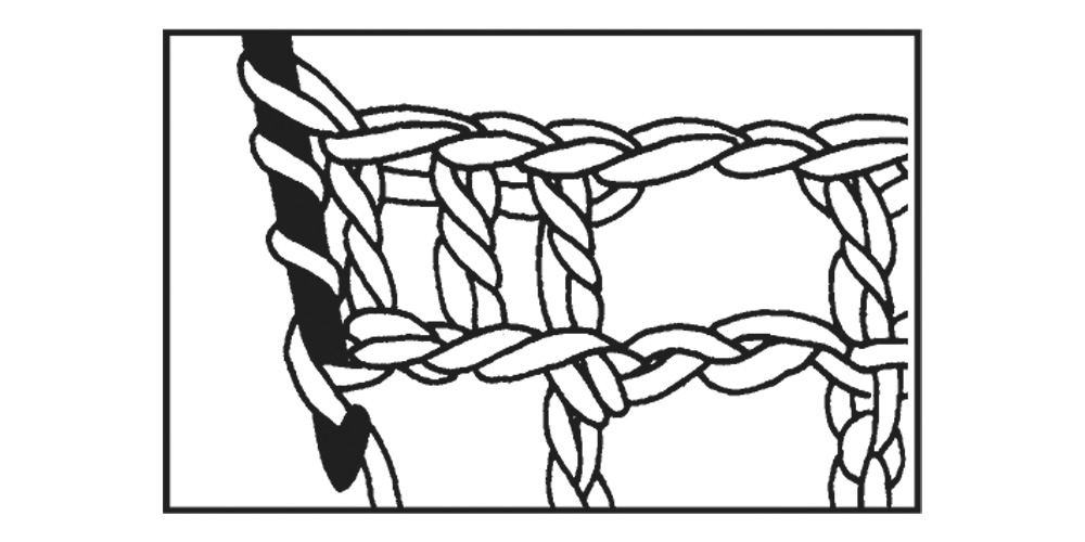 Schwarze und weiße Häkelschlaufen; handgemacht; texturiert; komplex; DIY Handarbeit.