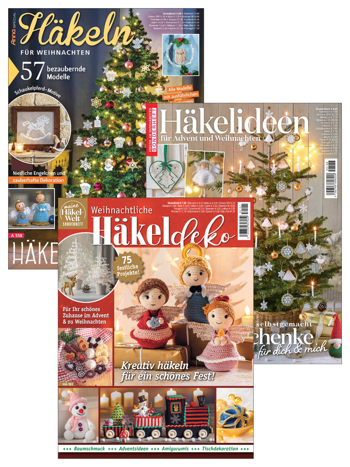 Sparpaket Produktbild: Weihnachts-Häkel-Bundle HaB25218