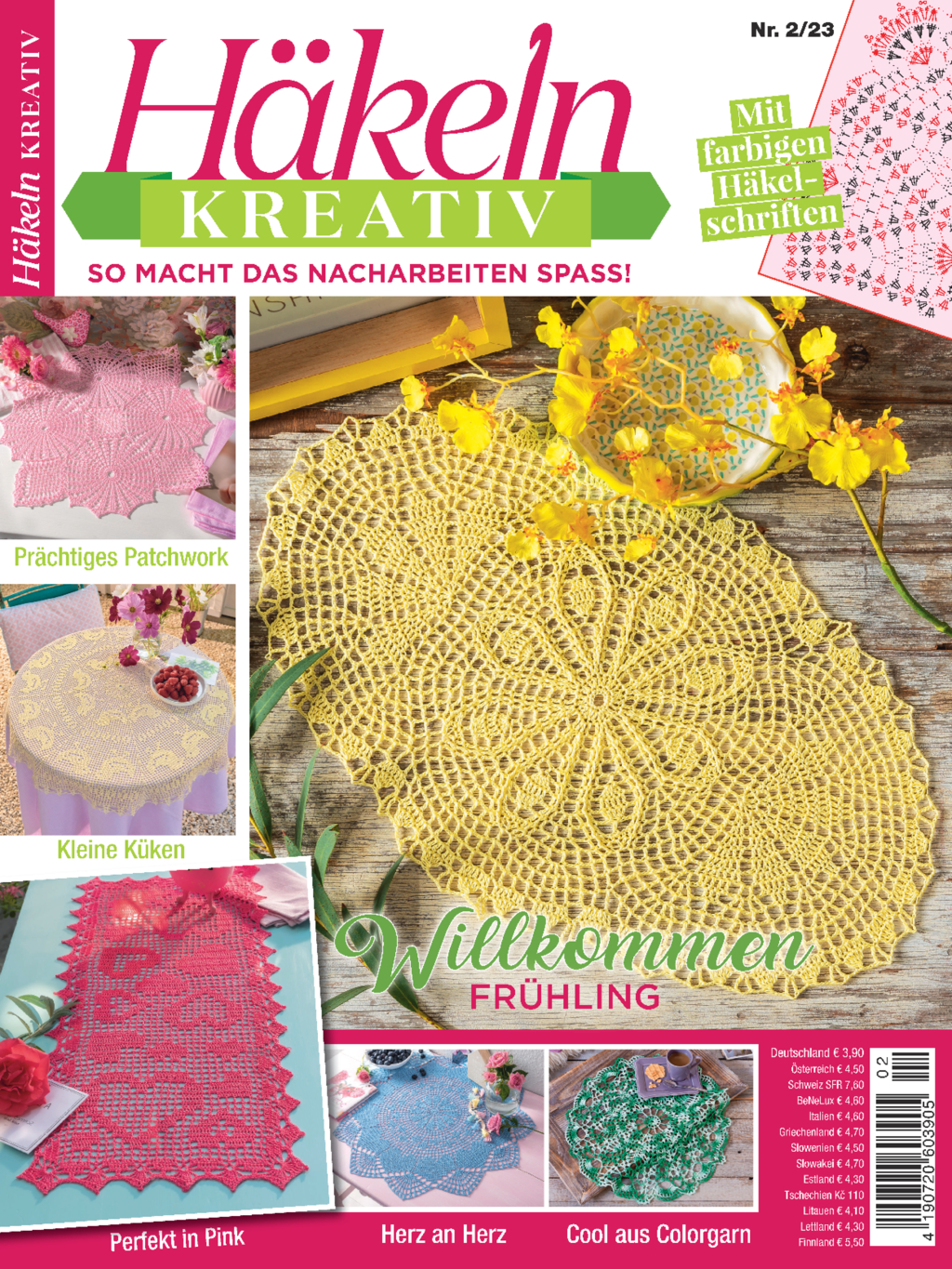 Magazin Produktbild: Häkeln kreativ02/2023 - Willkommen Frühling