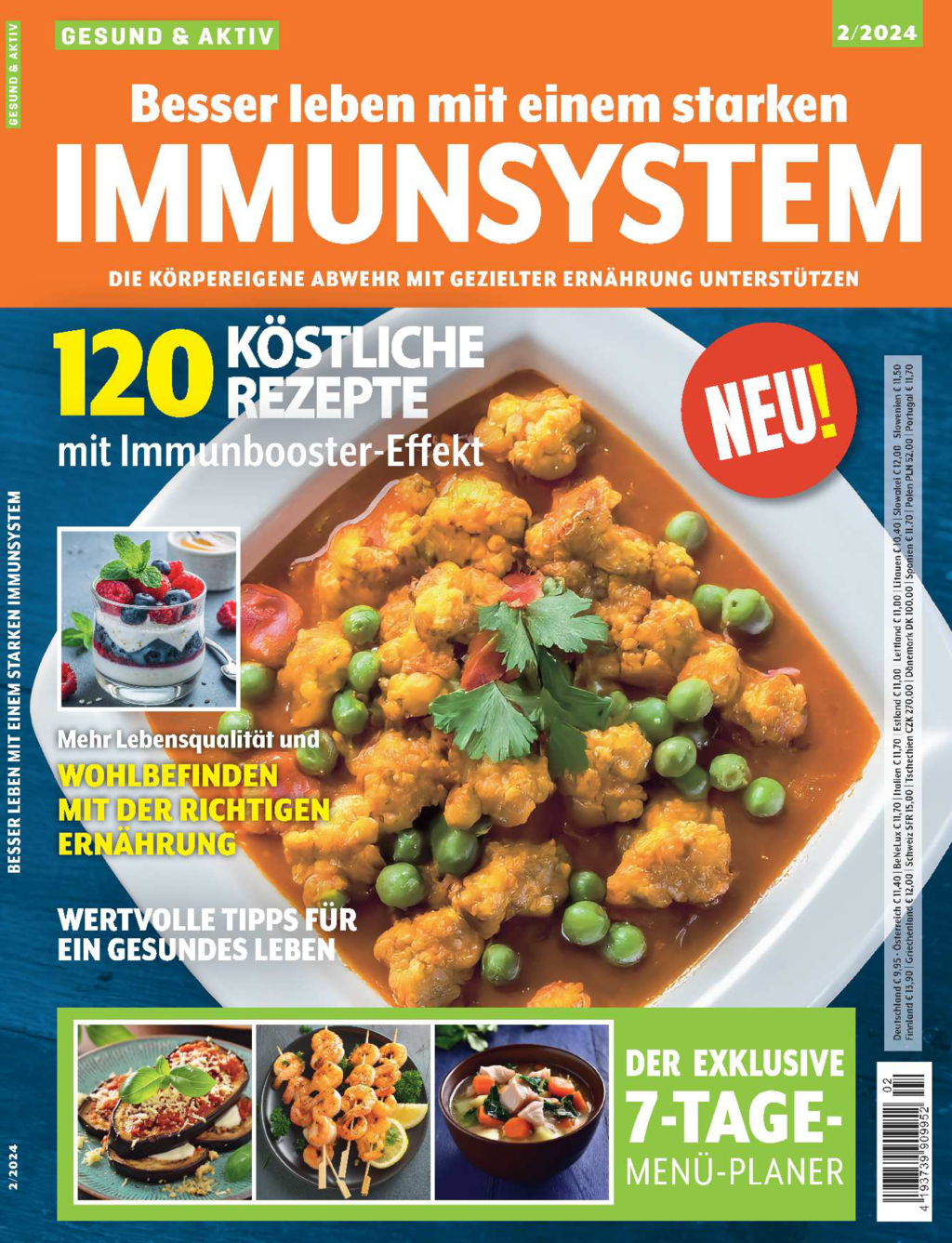 Gesund & Aktiv 2/2024: Besser leben mit einem starken Immunsystem Magazin Produktbild: Gesund & Aktiv 2/2024: Besser leben mit einem starken Immunsystem