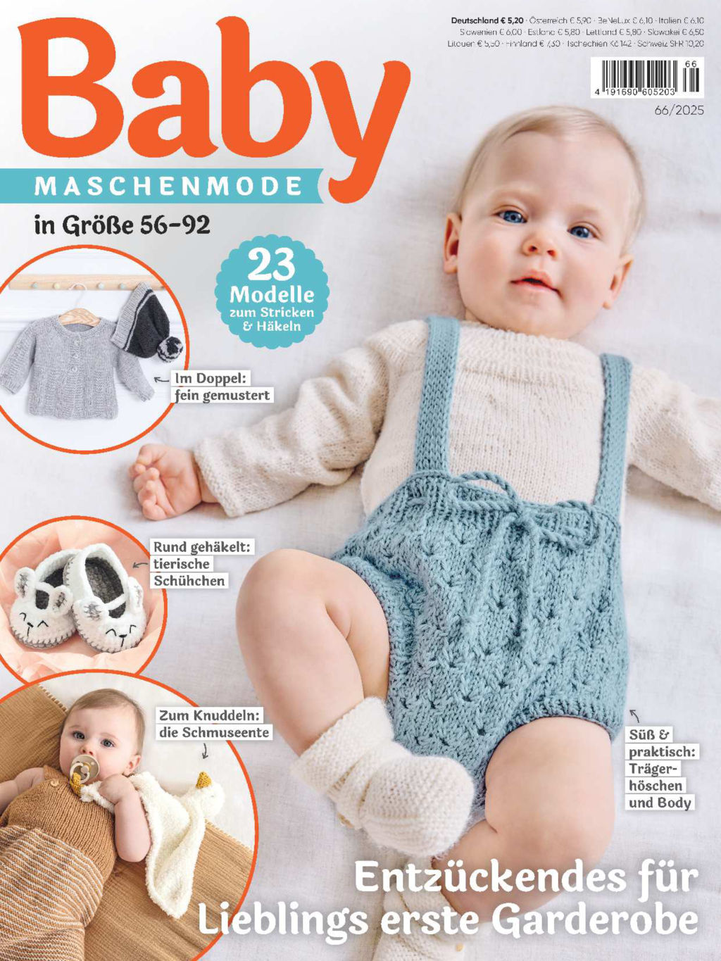 Magazin Produktbild: Baby Maschenmode 66/2025 - Entzückendes für Lieblings erste Garderobe