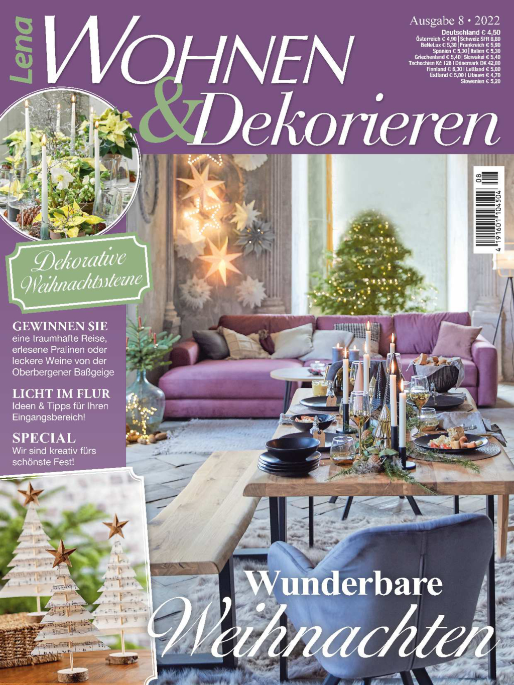 Lena Wohnen&Dekorieren Nr. 8/2022 - Wunderbare Weihnachten Lena Wohnen&Dekorieren Nr. 8/2022 - Wunderbare Weihnachten