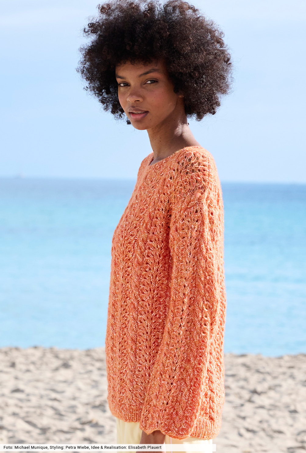 Modellansicht Bild 3: Pulli mit Zöpfen