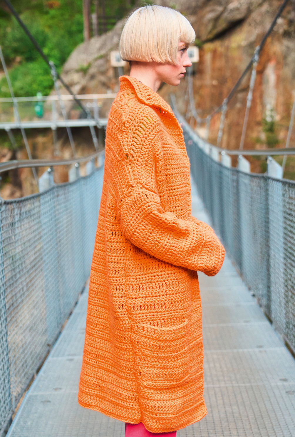 Modellansicht Bild 5: Gehäkelter Mantel