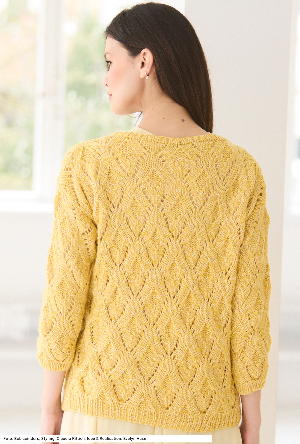 Modellansicht Bild 5: Pulli mit Ajourmuster