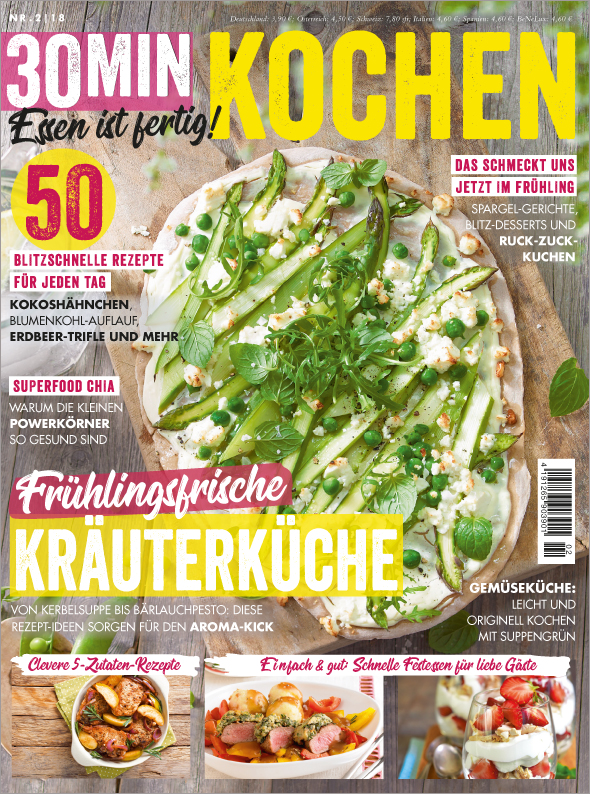 Magazin Produktbild: 30 Minuten - Frühlingsfrische Kräuterküche