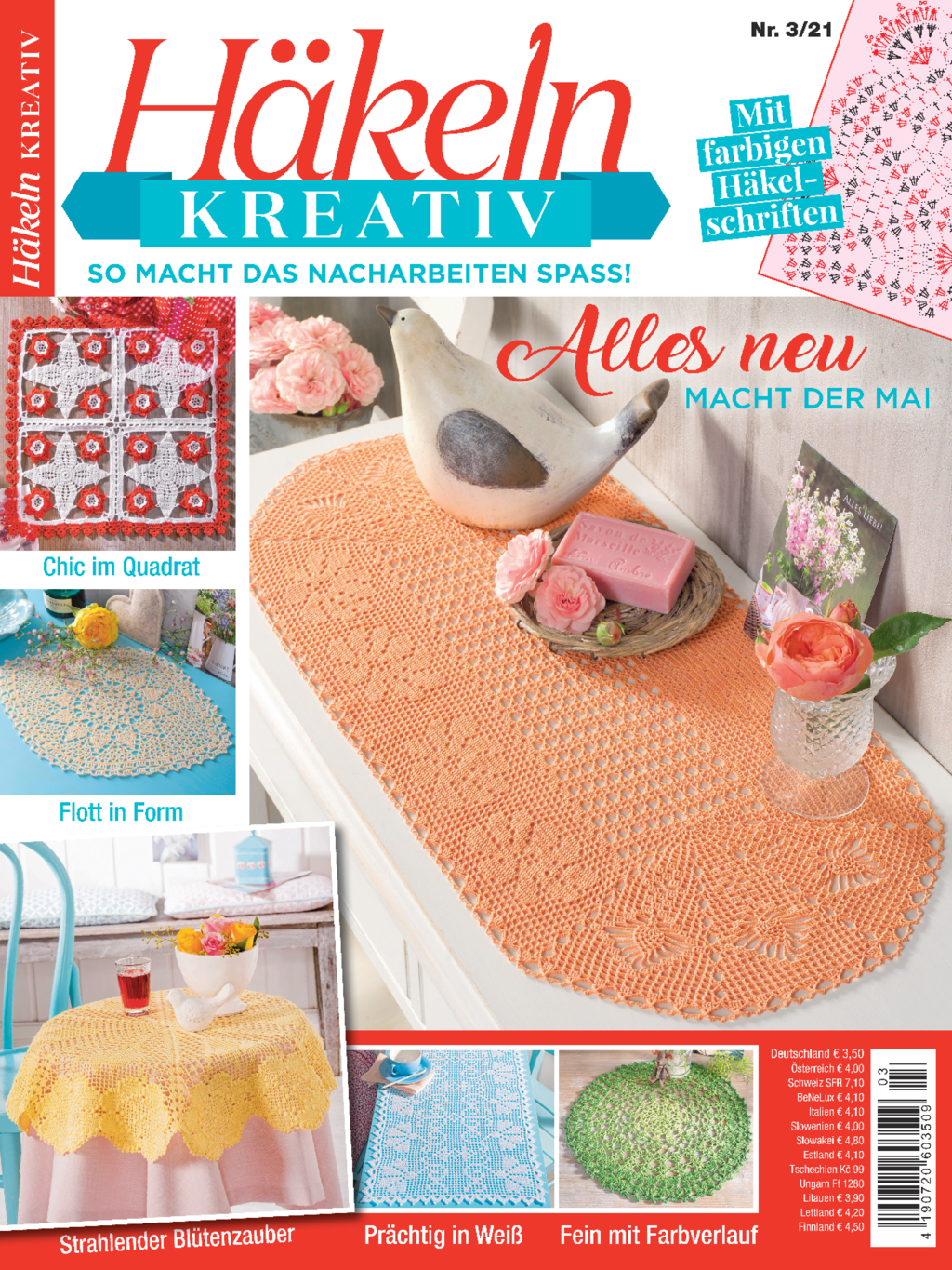 Magazin Produktbild: Häkeln kreativ 03/2021 - Alles neu macht der Mai