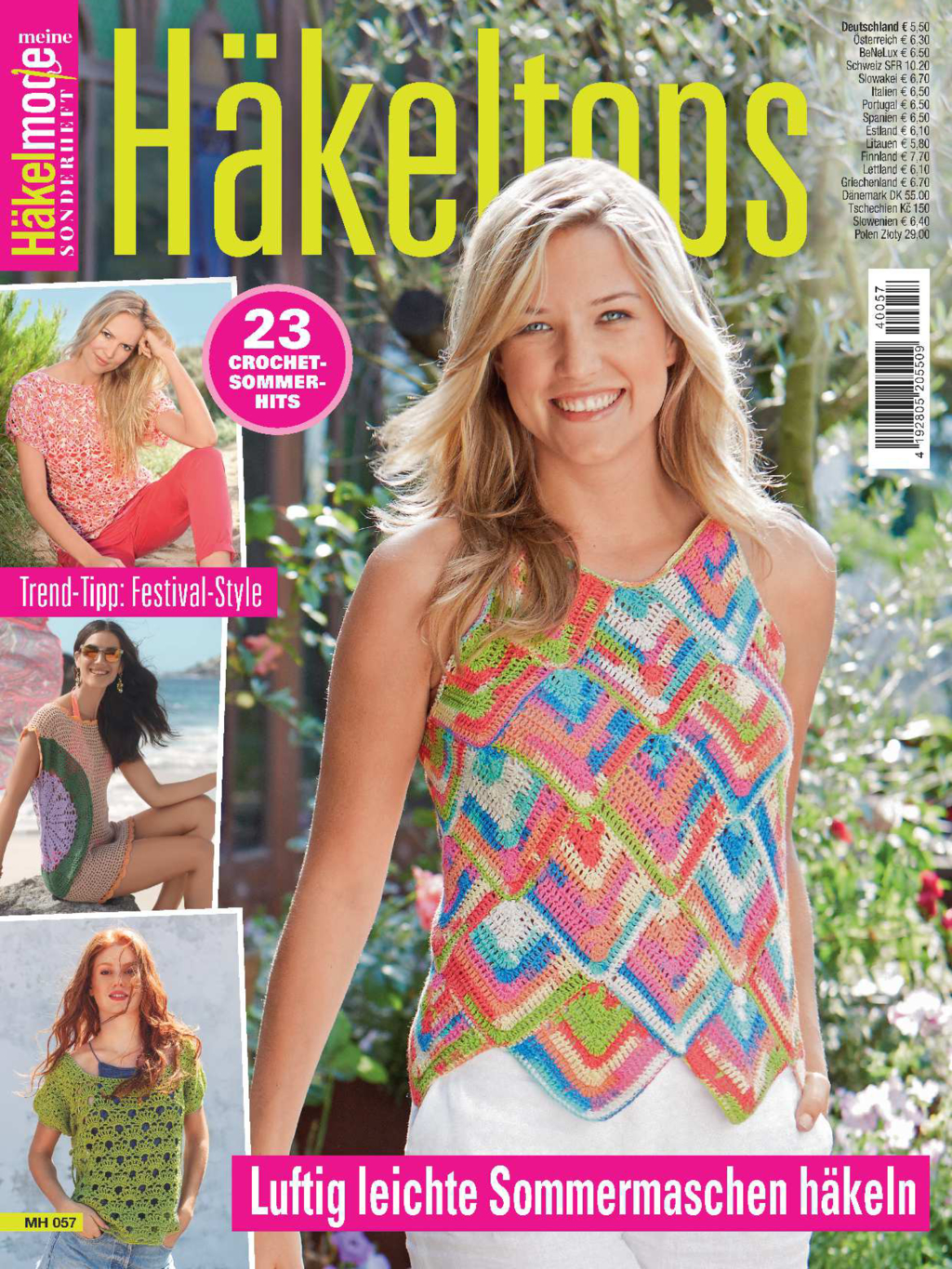 Magazin Produktbild: Meine Häkelmode Sonderheft MH 057 - Häkeltops