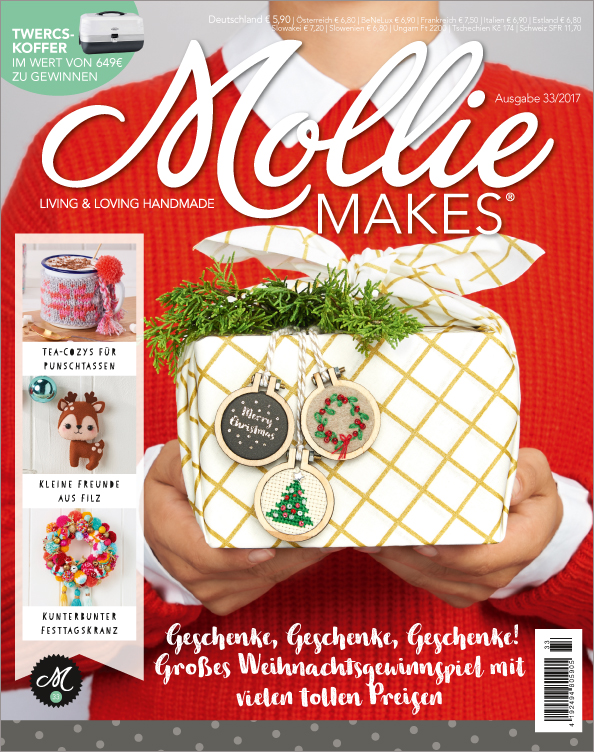 Mollie Makes Nr. 33/2017 - Geschenke, Geschenke, Geschenke! Mit großem Weihnachtsgewinnspiel