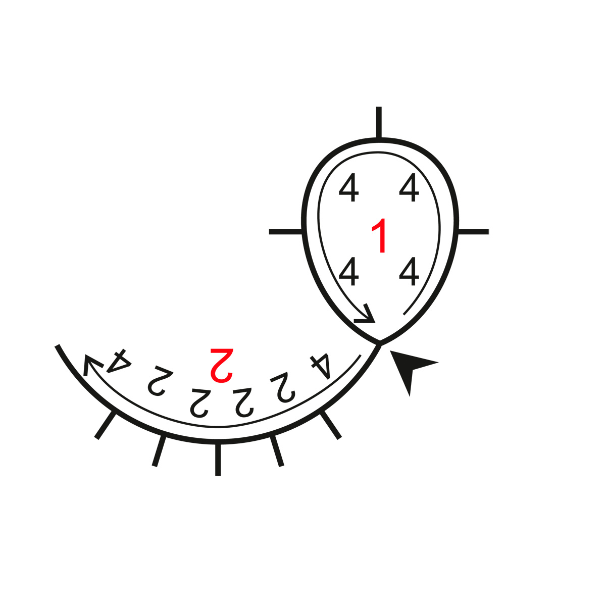 Schlichtes Schemadesign mit klaren Linien, präzise Anweisungen. Ideal für handgemachte Projekte. Modisch & kreativ.