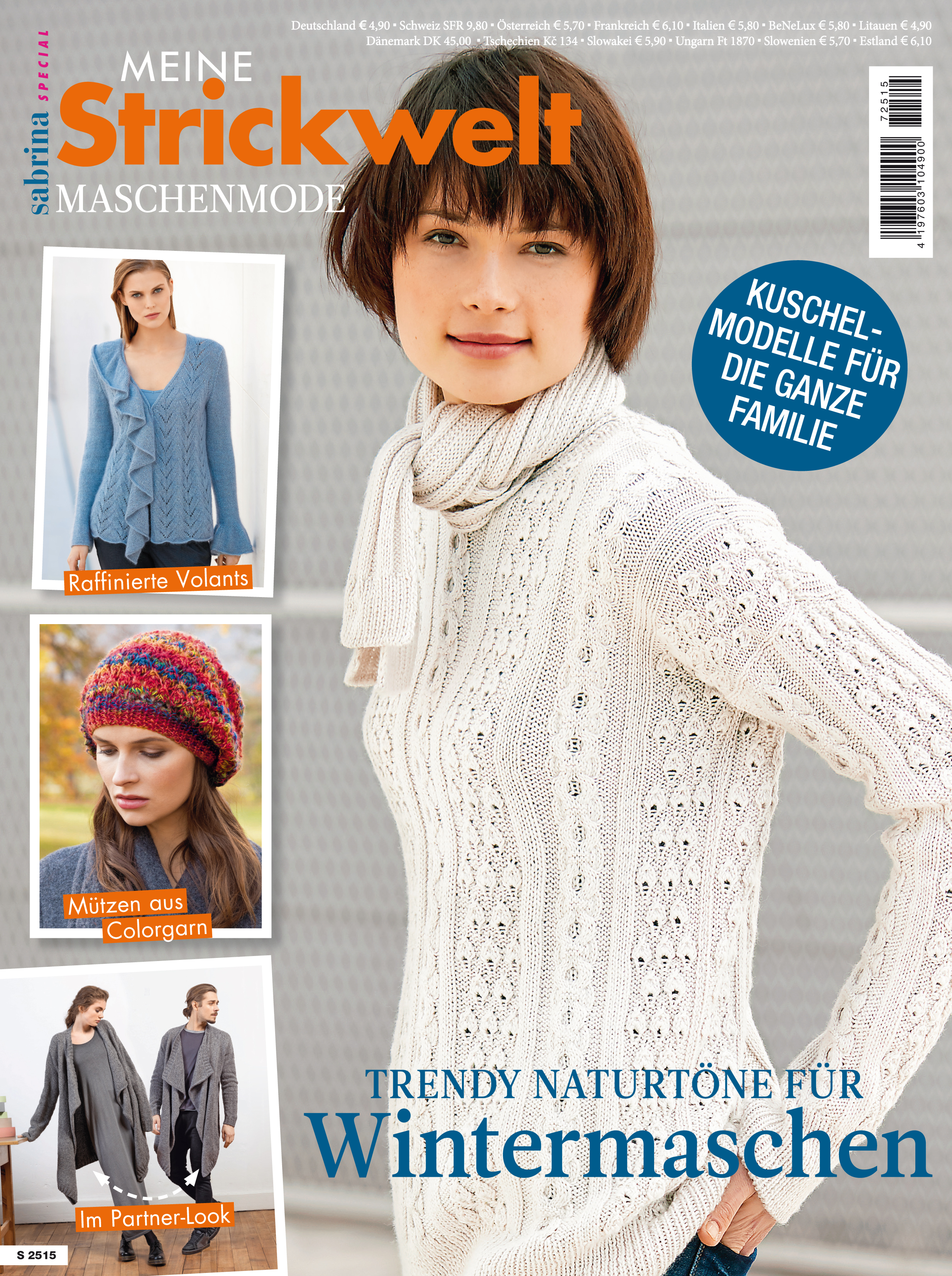Sabrina Special S 2515 - Meine Strickwelt - Trendy Naturtöne für Wintermaschen Magazin Produktbild: Sabrina Special S2515- Meine Strickwelt - Trendy Naturtöne für Wintermaschen