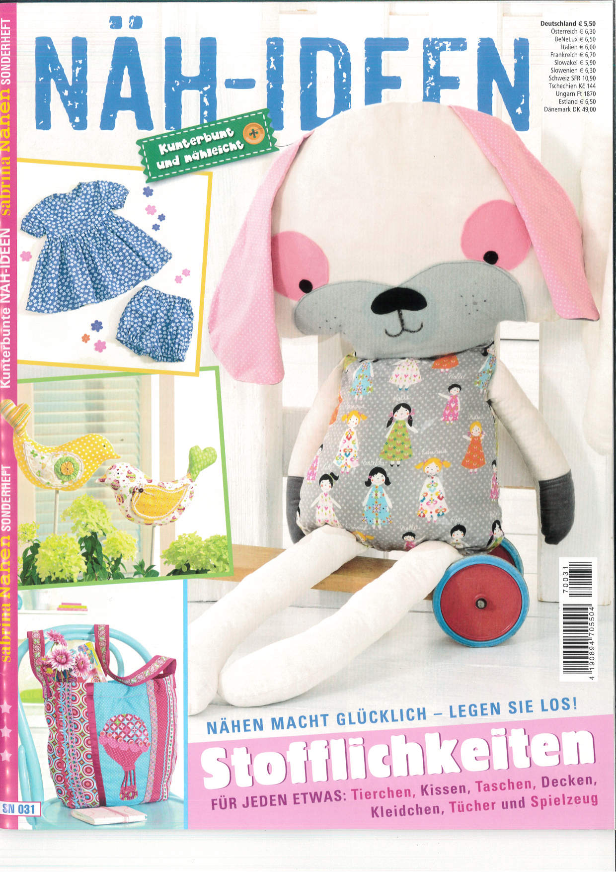 Sabrina Nähen Sonderheft SN 031 - Näh-Ideen Magazin Produktbild: Sabrina Nähen Sonderheft SN 031 - Näh-Ideen