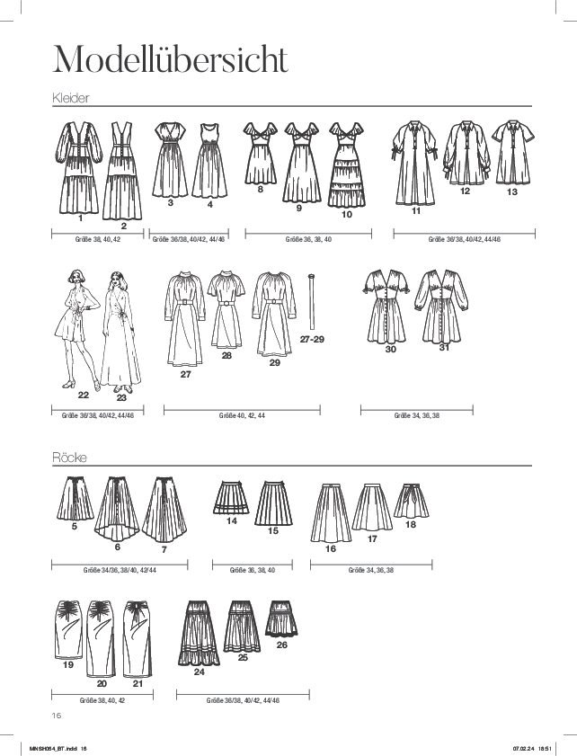 Elegante Schnitte, vielseitige Designs. DIY-Trends für handgefertigte Mode, ideal zum Selbermachen.