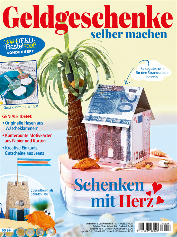 Magazin Produktbild: Mein Deko- und Bastelspaß Sonderheft BS344- Geldgeschenke selber machen