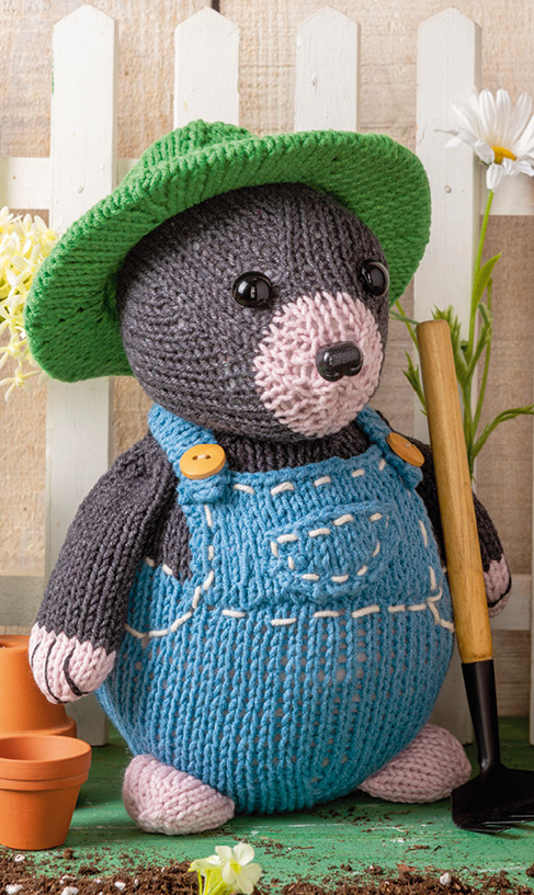 Modellansicht Bild 3: Gestrickte Dekofiguren: Herr und Frau Maulwurf