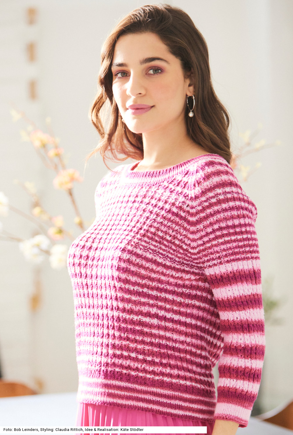 Modellansicht Bild 3: Raglanpullover