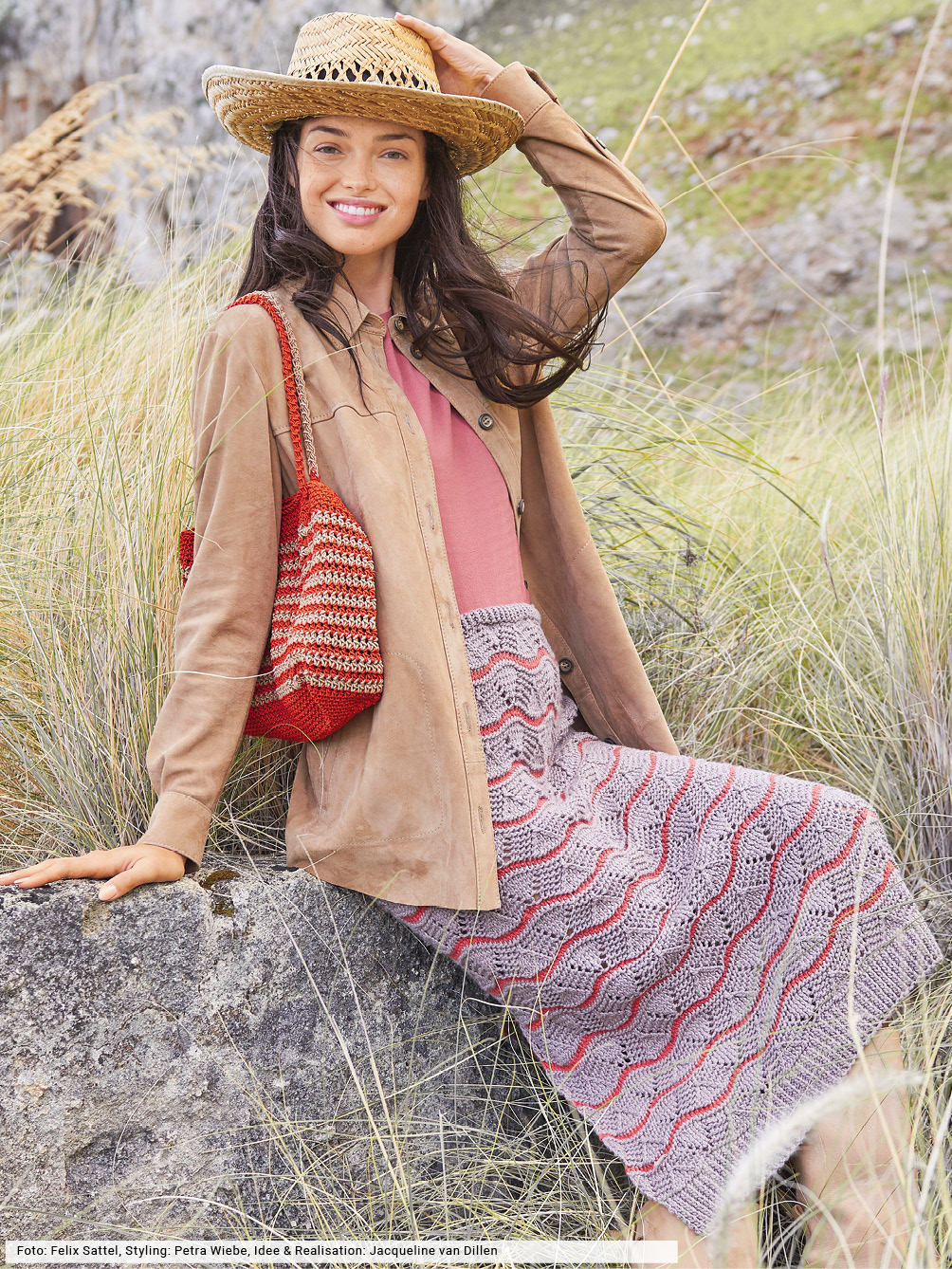 Modellansicht Bild 1: Rock und Tasche
