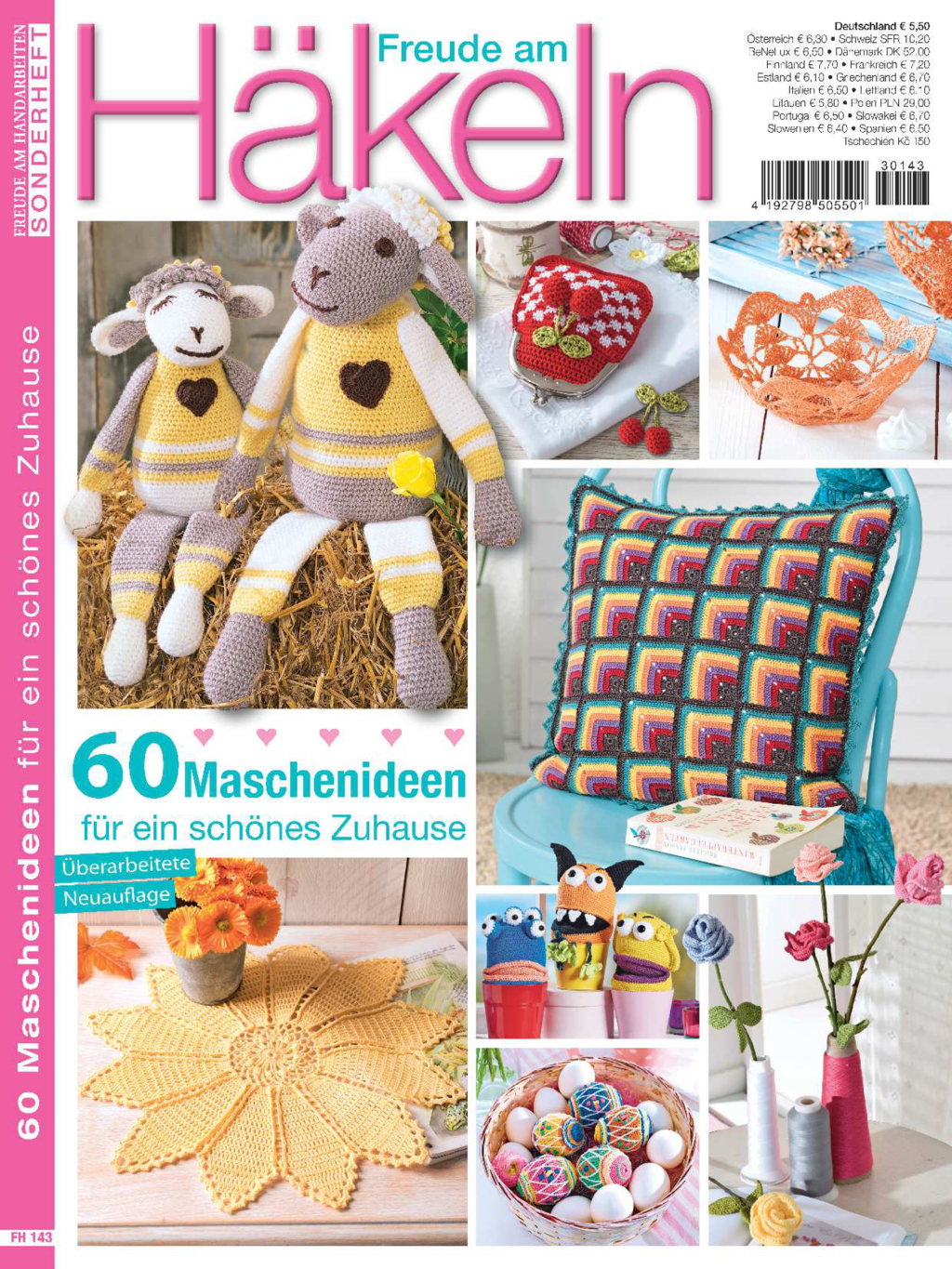 Freude am Handarbeiten SH FH 143 - Maschenideen für ein schönes Zuhause Magazin Produktbild: Freude am Handarbeiten SH FH 143 - Maschenideen für ein schönes Zuhause