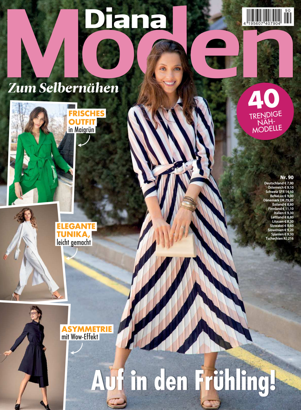 Diana Moden Nr. 90/2024 - Auf in den FrĂĽhling! Magazin Produktbild: Diana Moden Nr. 90/2024 - Auf in den FrĂĽhling!