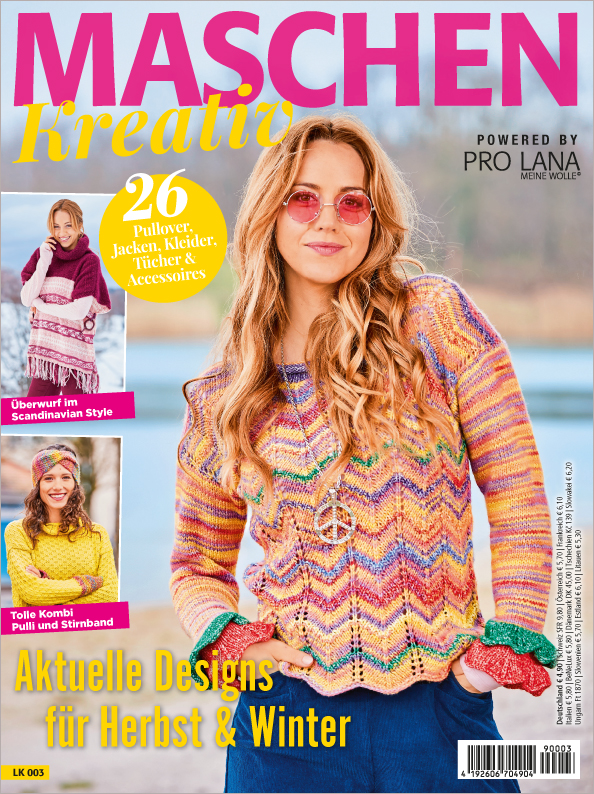 Magazin Produktbild: Maschen kreativ LK003- Aktuelle Designs für Herbst & Winter