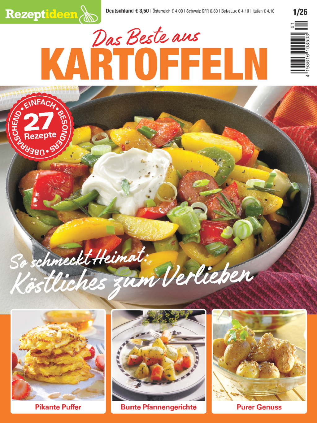 Magazin Produktbild: Rezeptideen 1/26 - Das Beste aus Kartoffeln