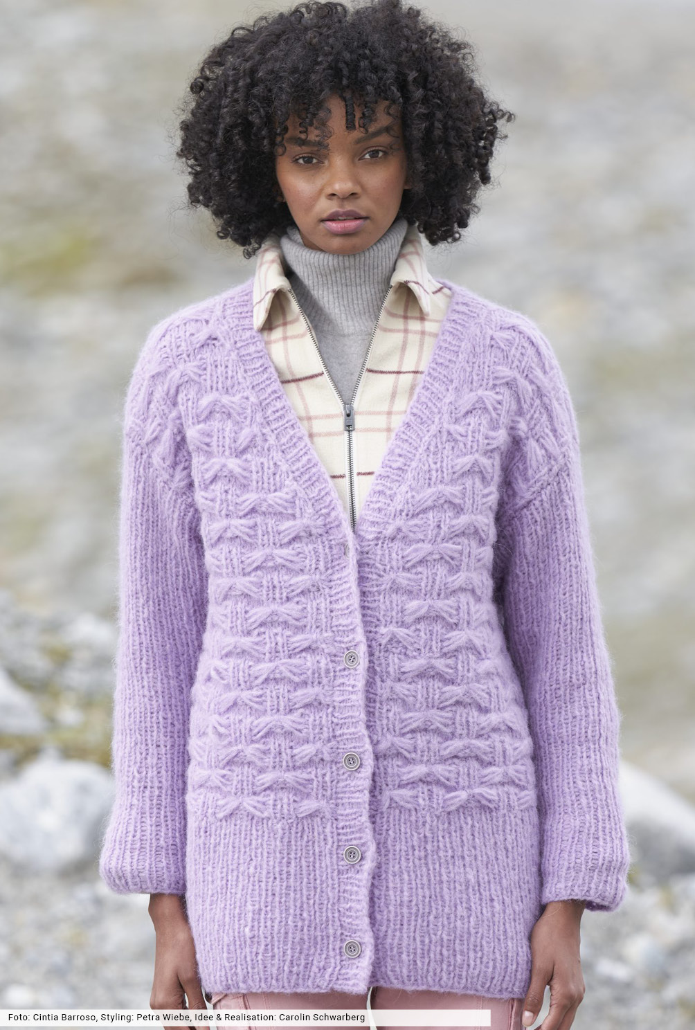 Modellansicht Bild 2: Jacke mit Fangmuster