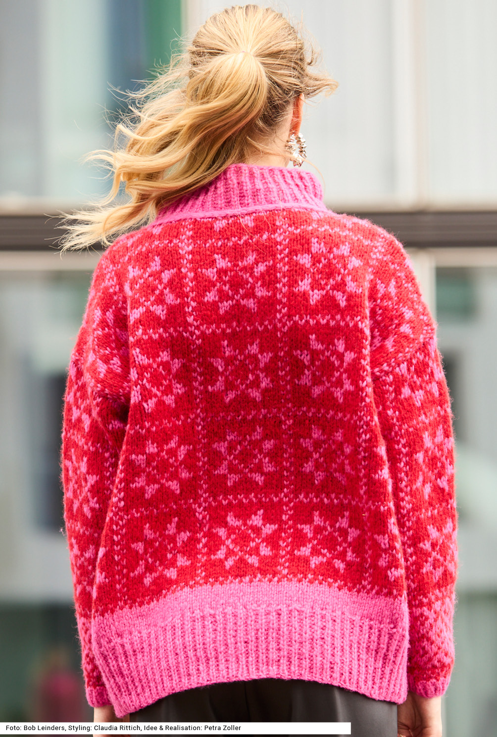 Modellansicht Bild 6: Pulli mit Jacquardmuster