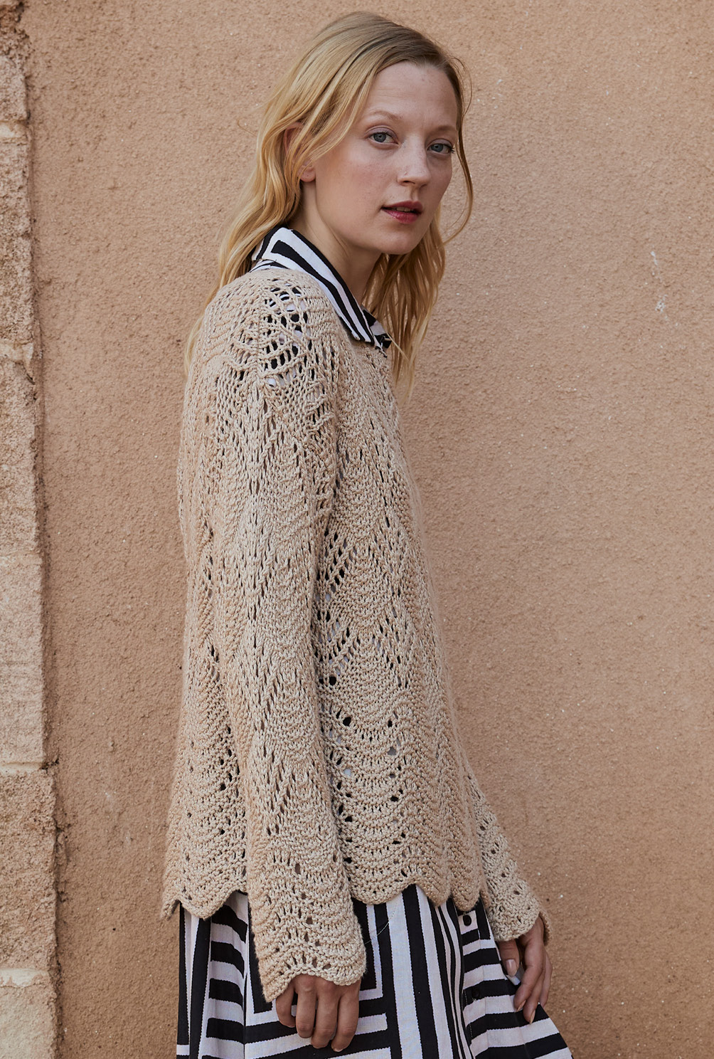 Modellansicht Bild 5: Ajourmuster-Pulli