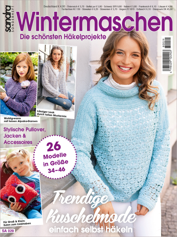 Magazin Produktbild: Sandra Sonderheft - Wintermaschen - Die schönsten Häkelprojekte
