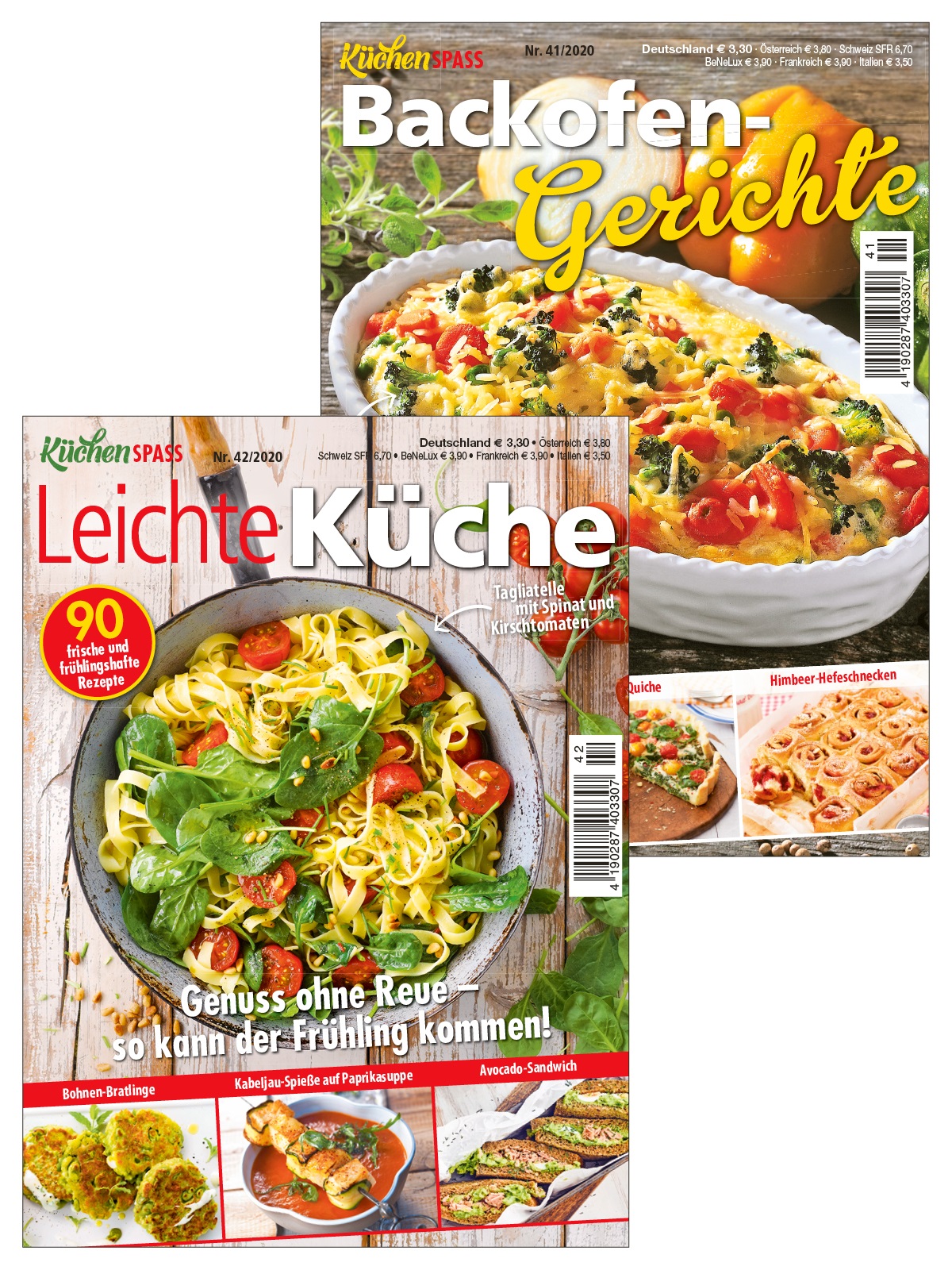 2 Zeitschriften statt 6,60 € nur 3,30 € - Küchenspaß Nr. 41/2020 und 42/2020 2 Zeitschriften statt 6,60 € nur 3,30 € - Küchenspaß Nr. 41/2020 und 42/2020